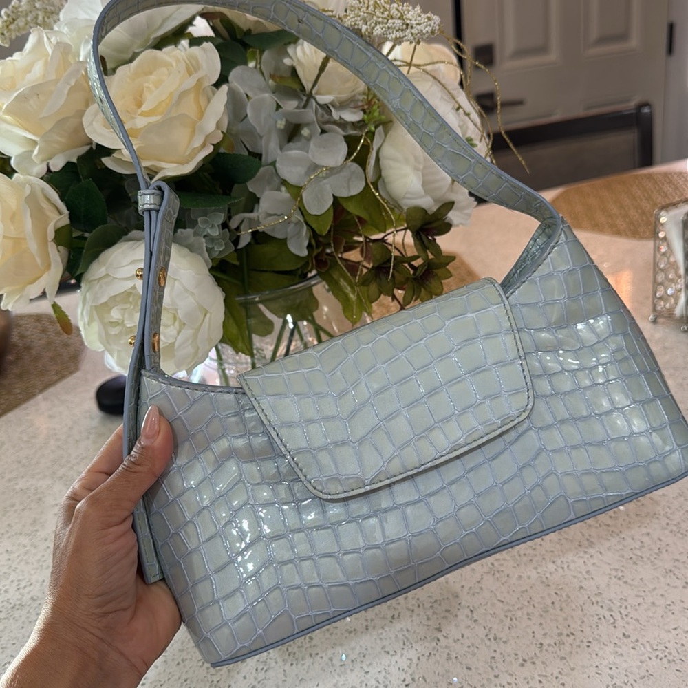 🩵Elleme Envelope Mini Embossed Leather Shoulder Bag